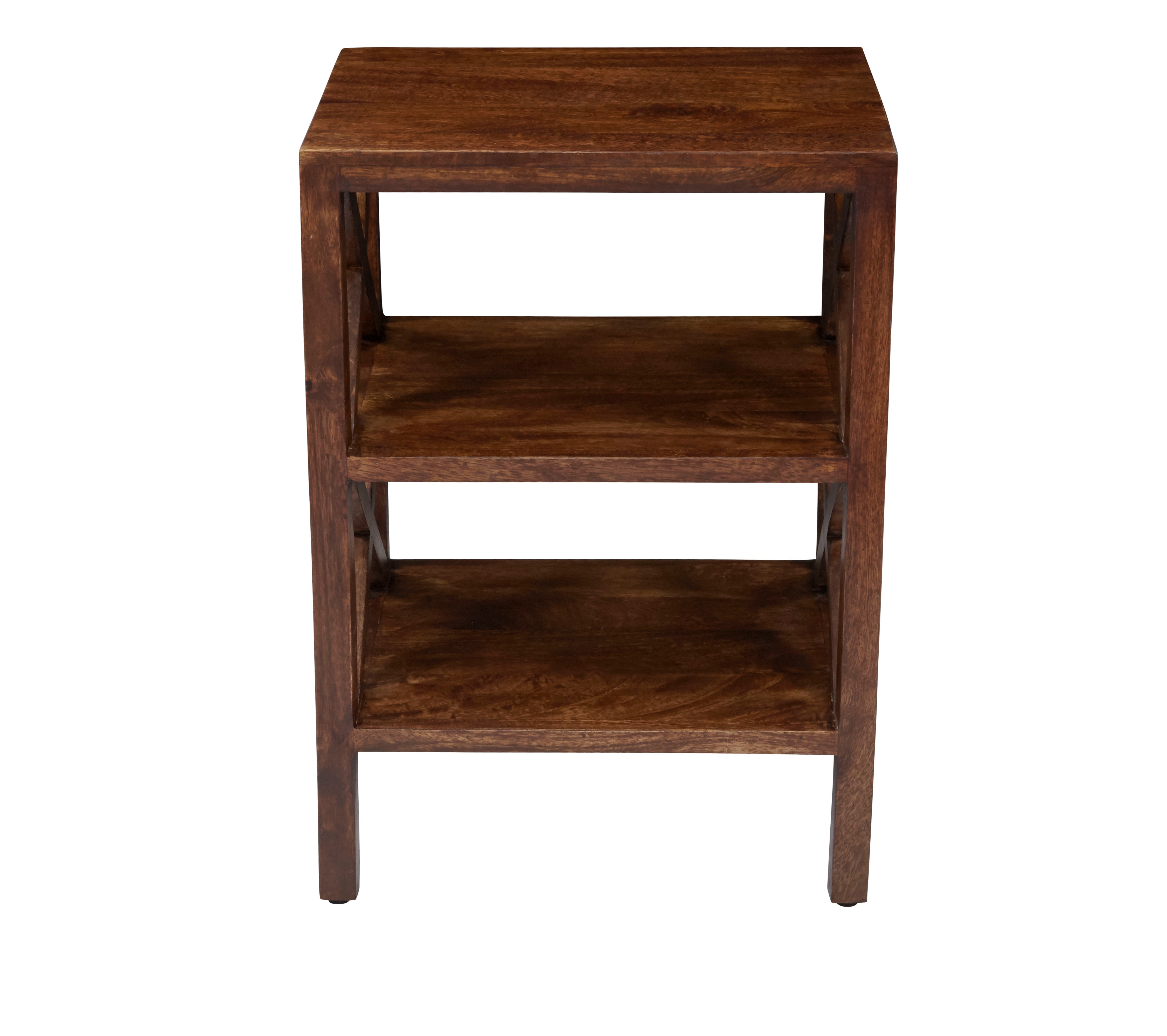 Jofran Living Room Dylan X Side Accent Table - Mango 1730-34
